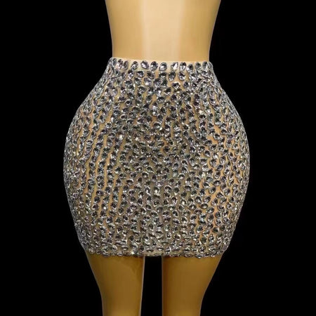 Minifalda De Lujo Style "Diamantina Elegante"